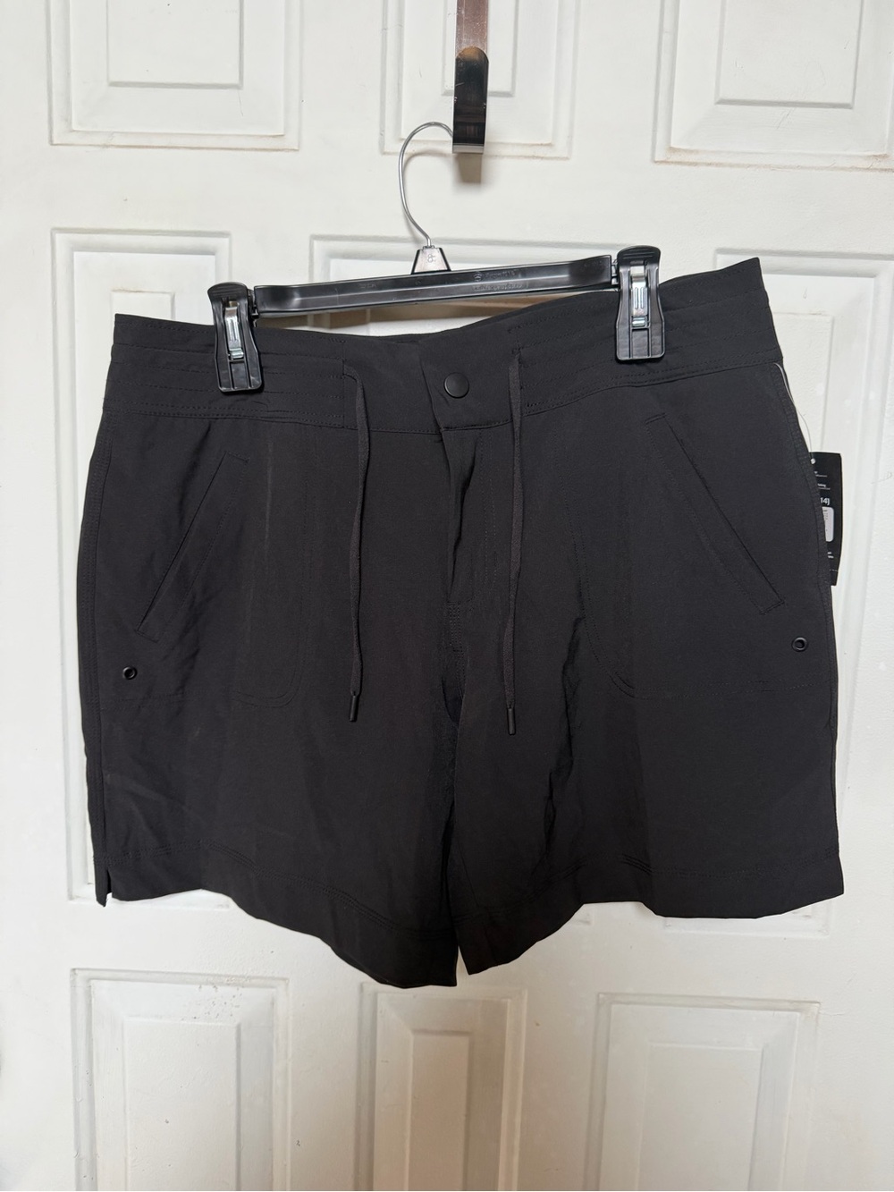Women's Black Performance Drawstring Shorts
